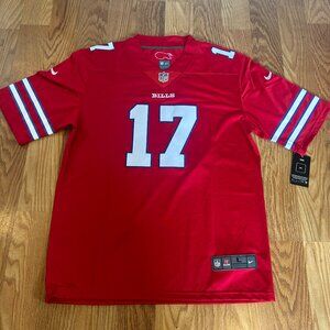 New Nike Men's On Field Josh Allen #17 Buffalo Bills Blue Jersey Size M-L-XL